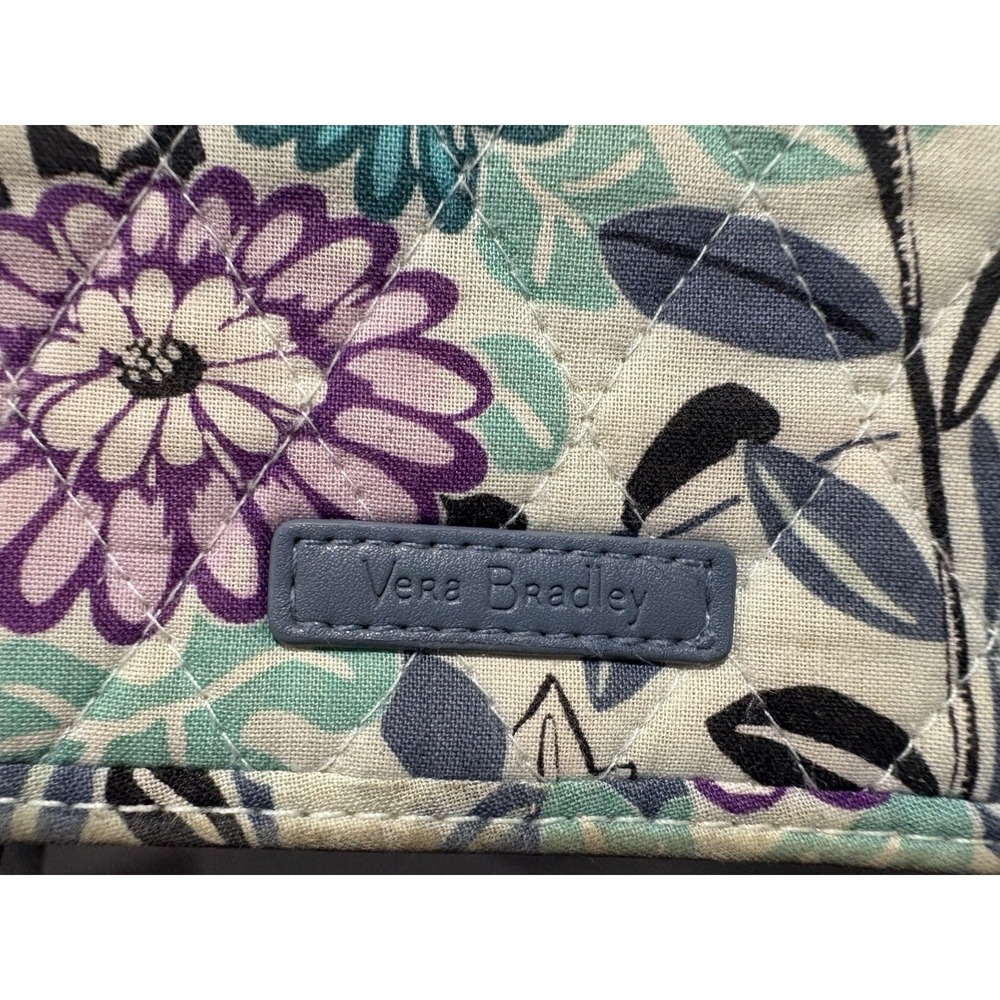 Vera Bradley Julia HELLO DAHLIA Crossbody Handbag Quilted Purse - Picture 3 of 12